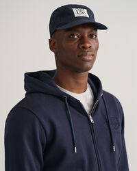 Felpa con zip e cappuccio Tonal Shield