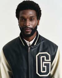 GANT Varsity Jacket in pelle