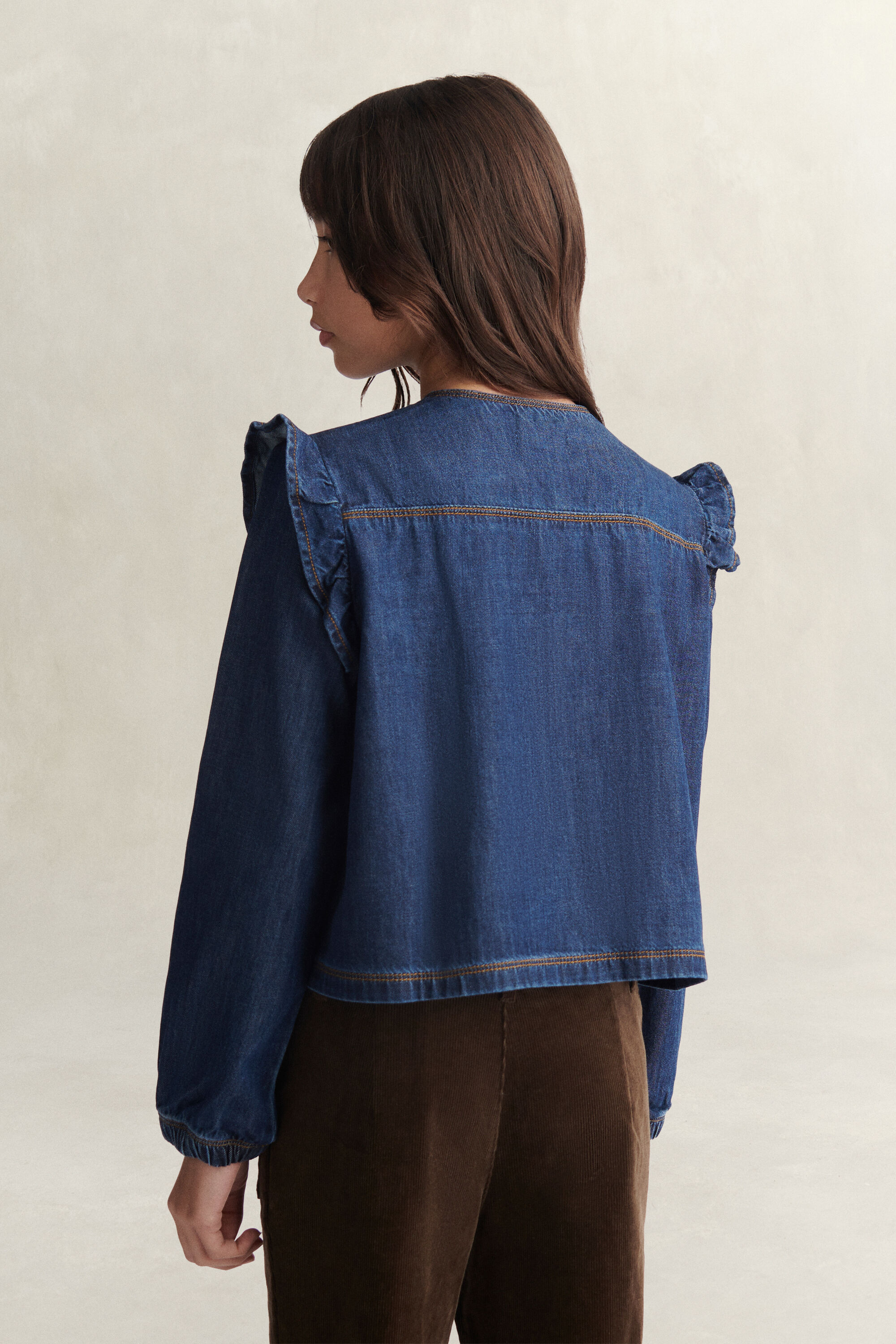 Camicia in denim Teen Girls