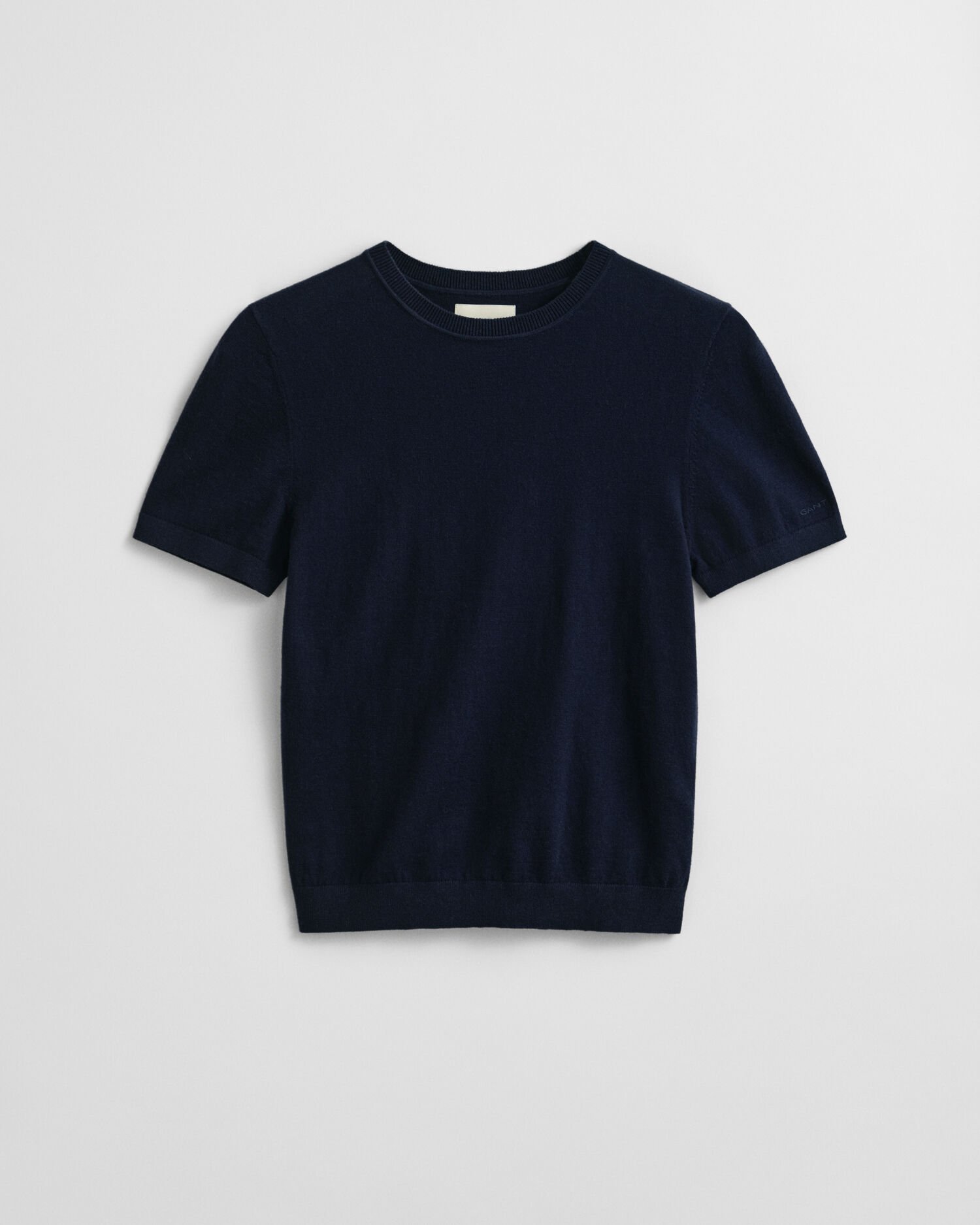 Maglia girocollo leggera a maniche corte