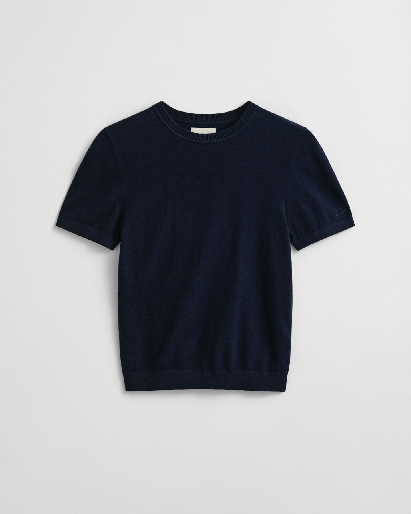 Maglia girocollo leggera a maniche corte