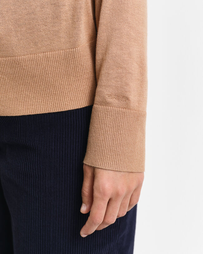 Maglia girocollo in maglia fine