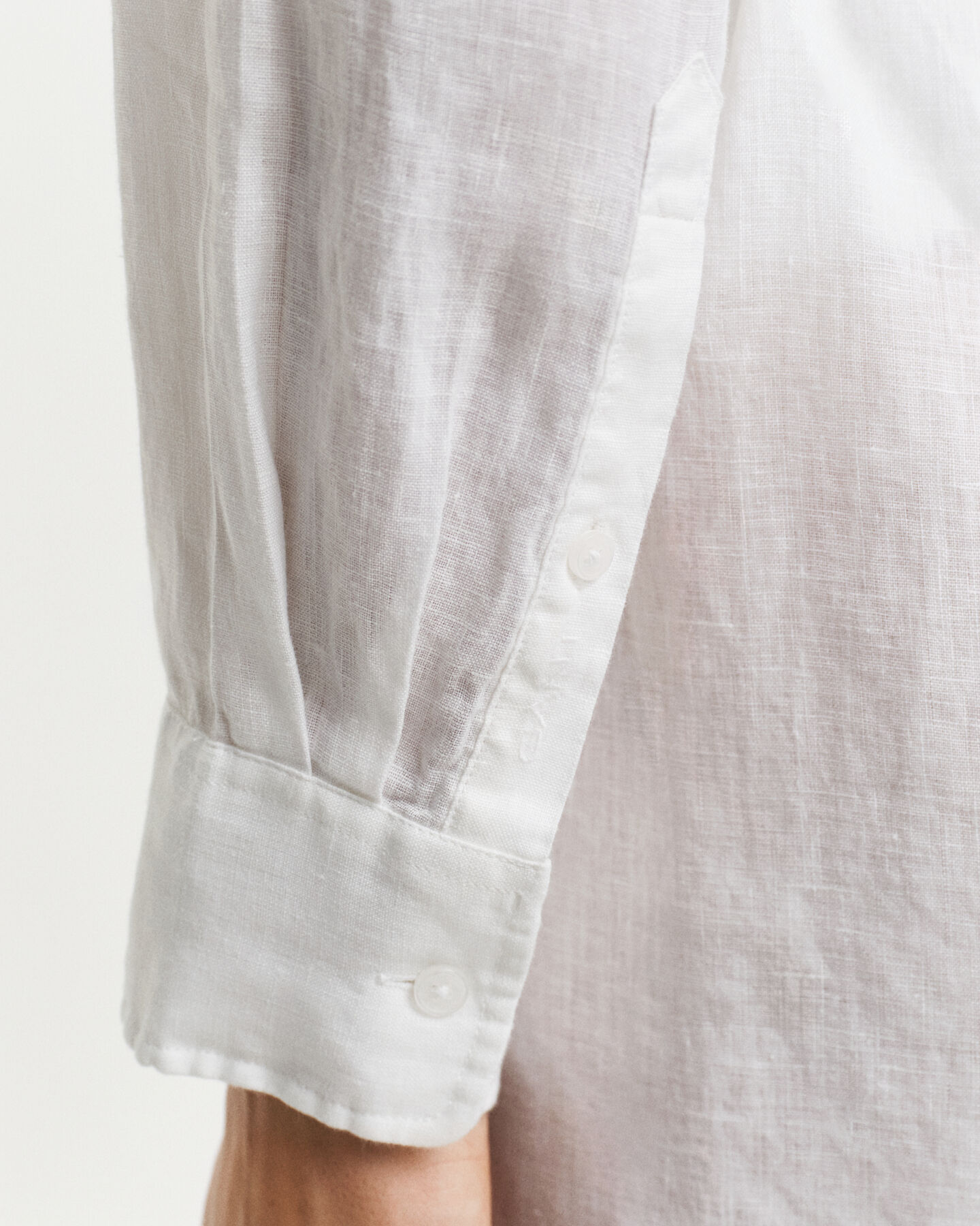 Abito chemisier in lino con cintura