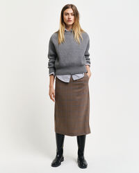 Gonna longuette a quadri