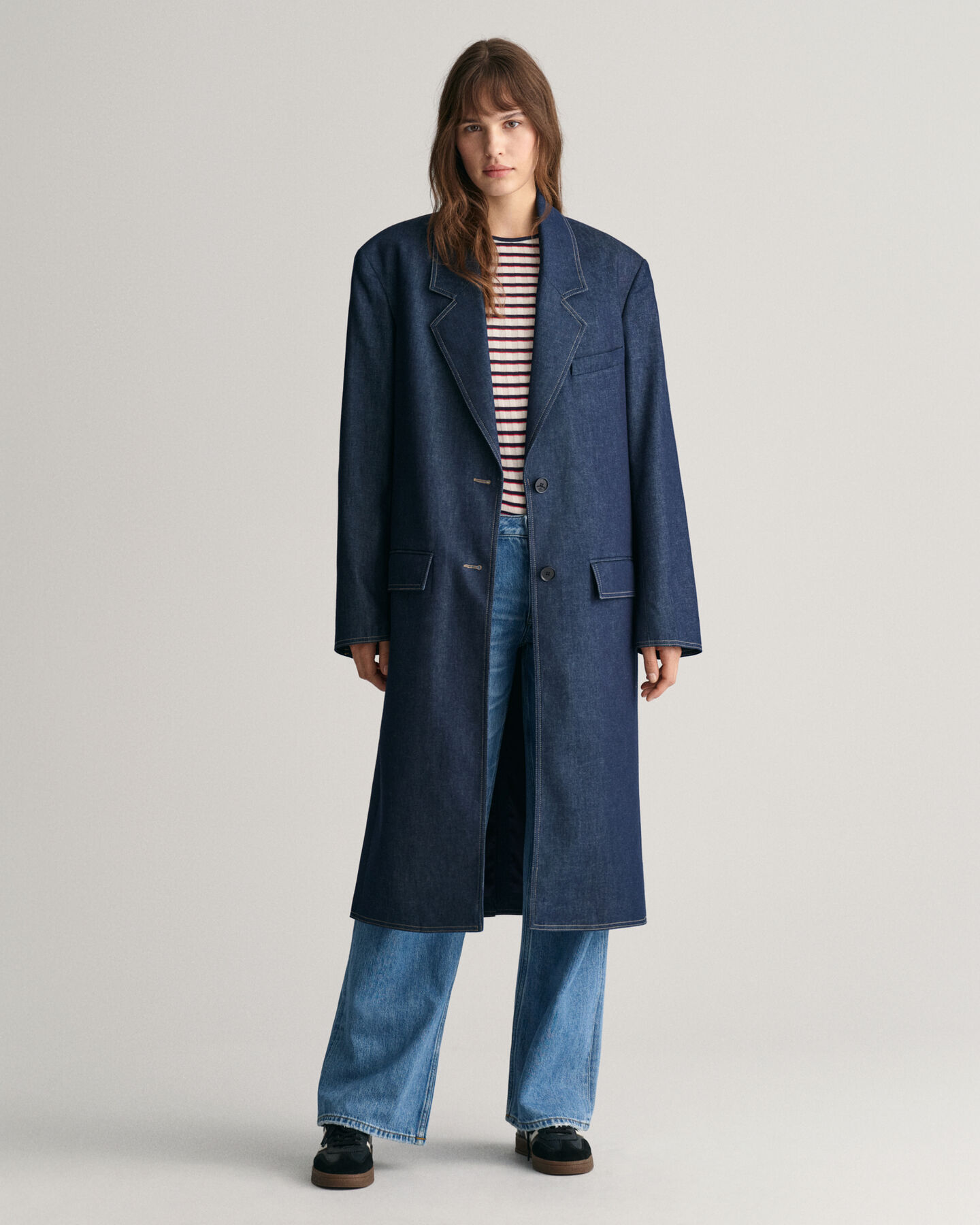 Cappotto oversize in denim