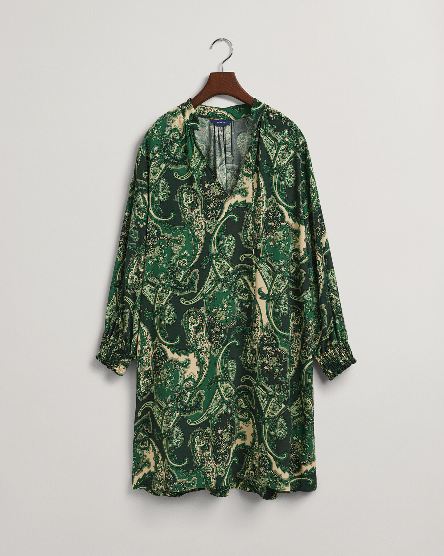 Abito con colletto alla coreana Paisley