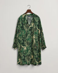 Abito con colletto alla coreana Paisley