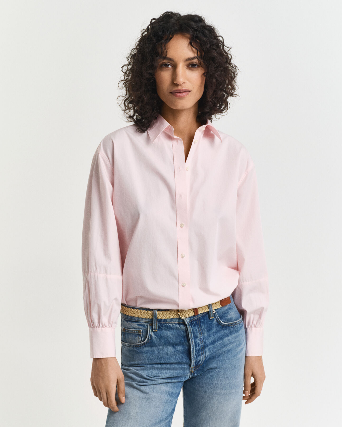 Camicia con maniche voluminose relaxed fit