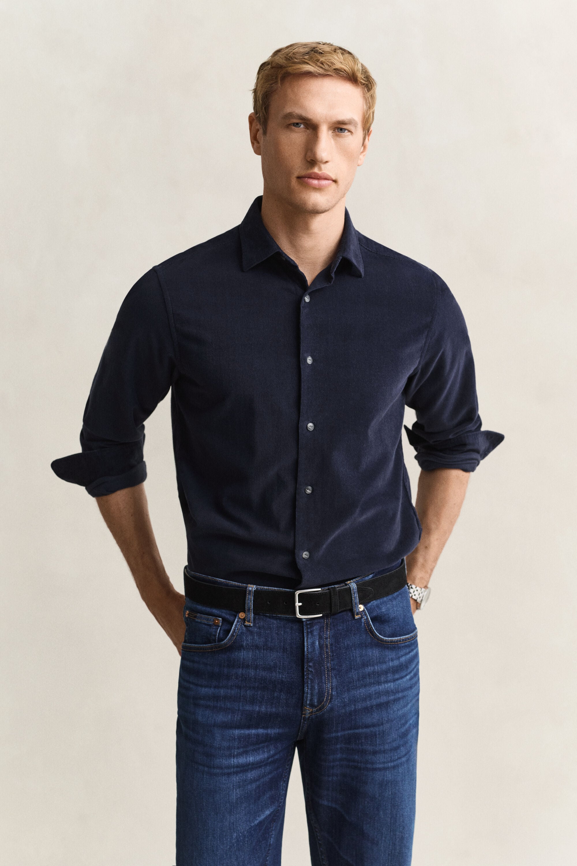 Camicia in velluto a coste