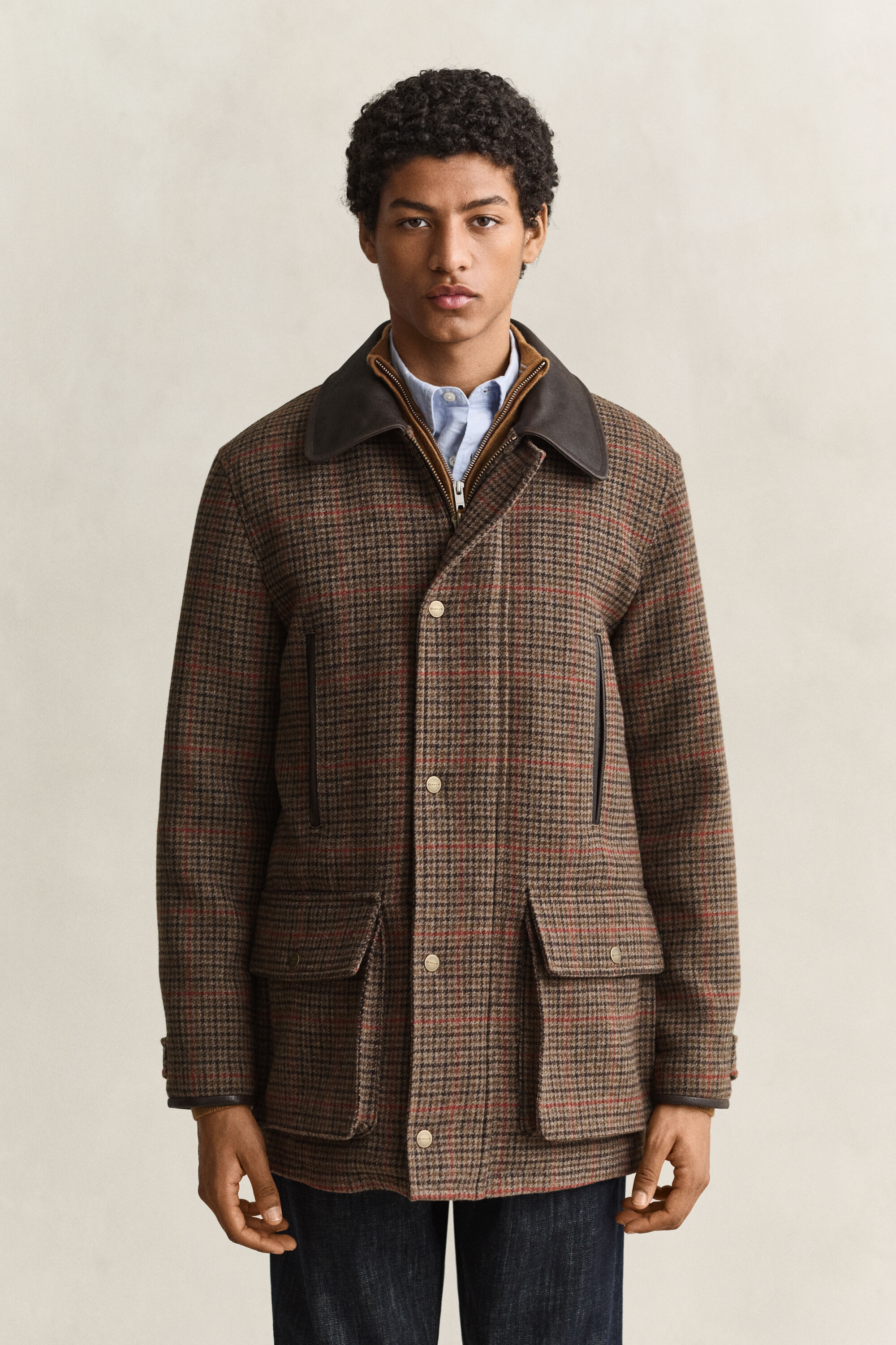 Giacca Decker in tweed britannico