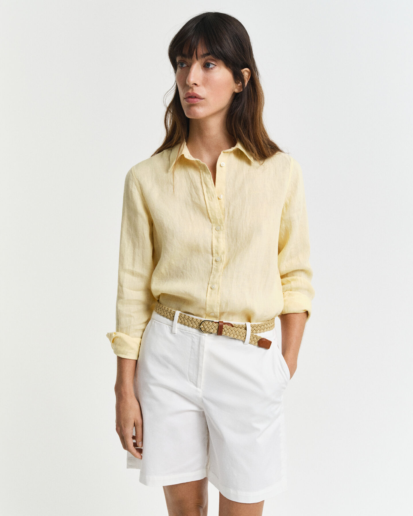 Camicia di lino regular fit