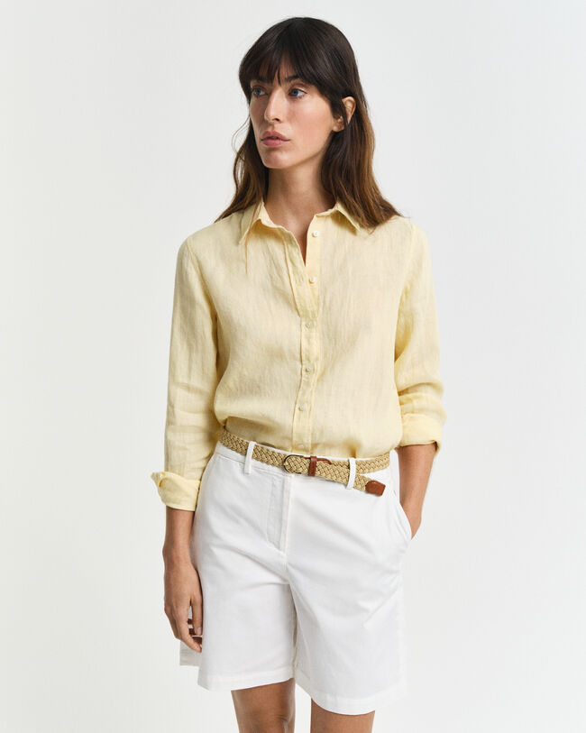 Camicia di lino regular fit