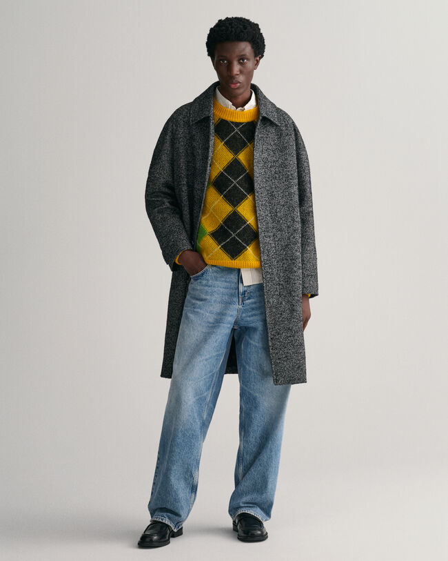 Impermeabile in lana