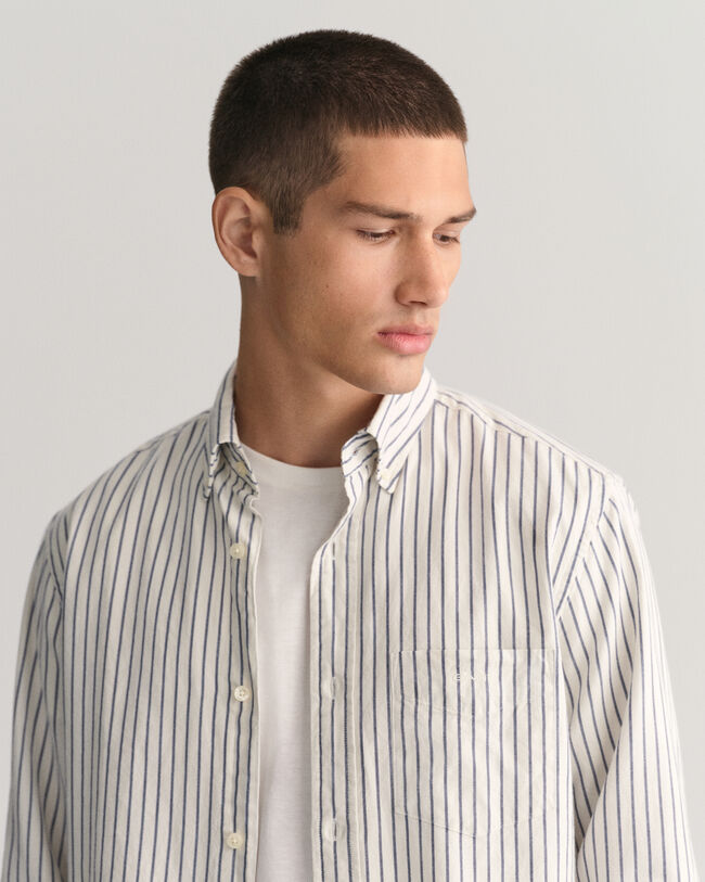 Camicia Archive Oxford a righe regular fit