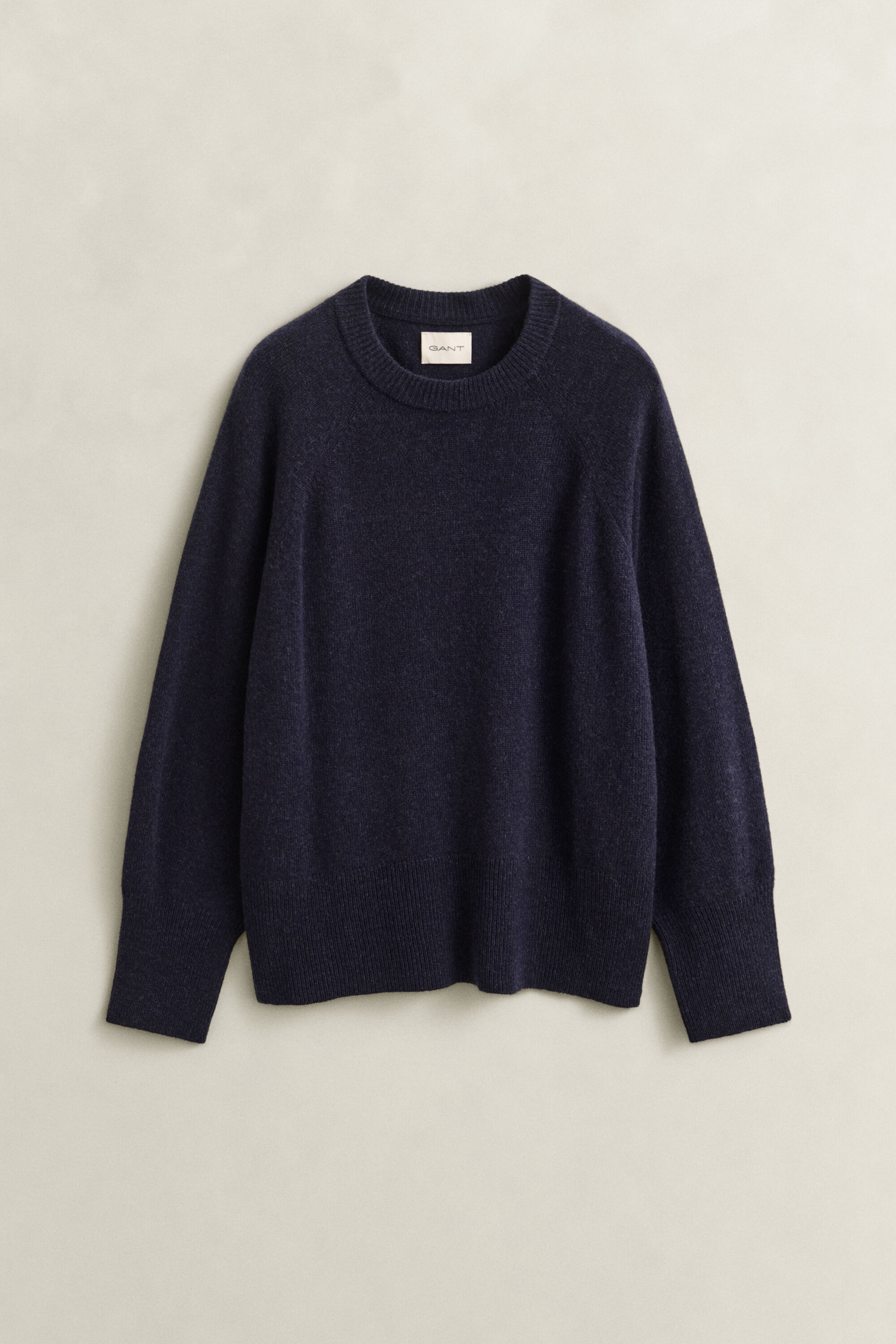Maglia girocollo in lana cashmere