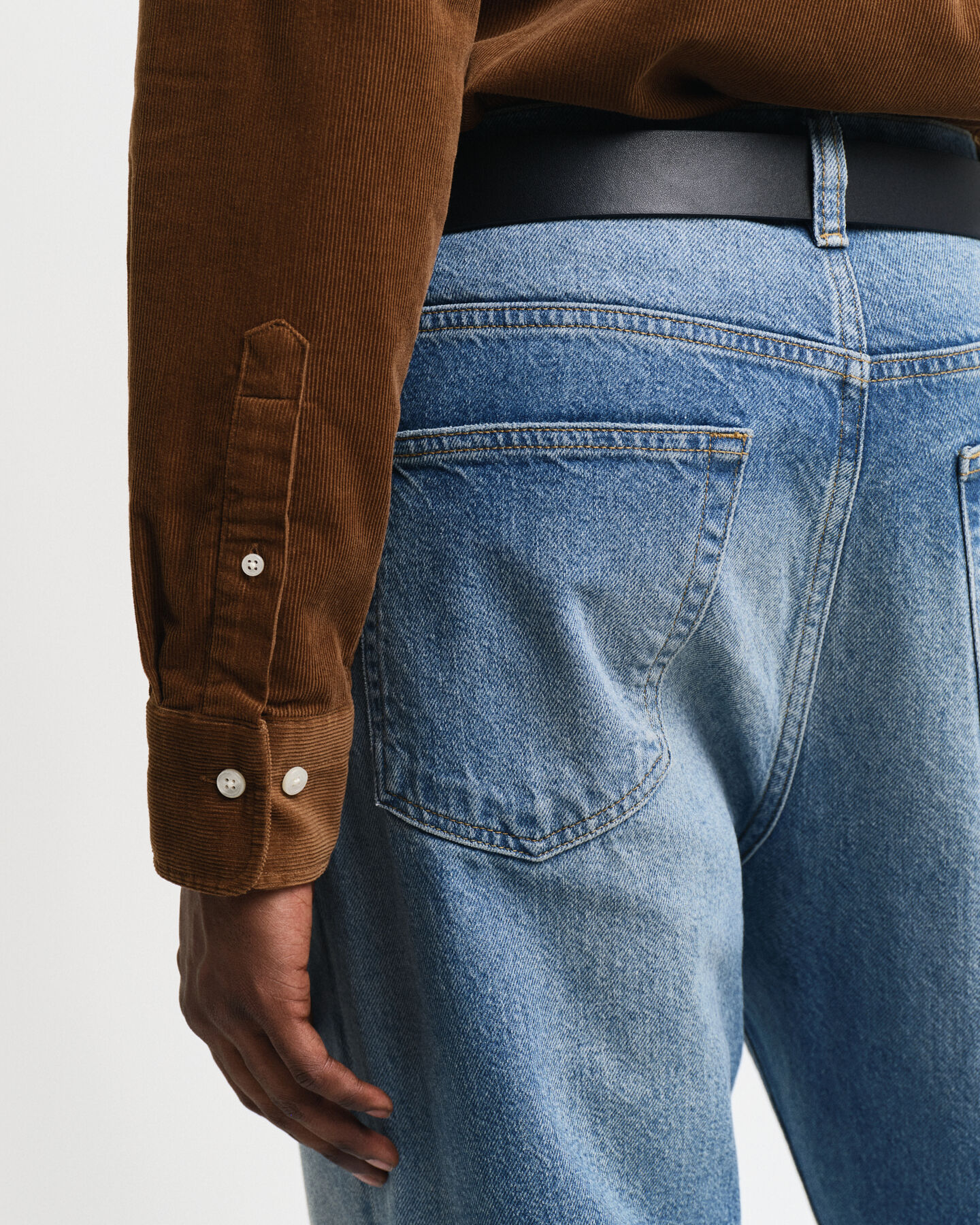 Camicia in velluto a coste regular fit