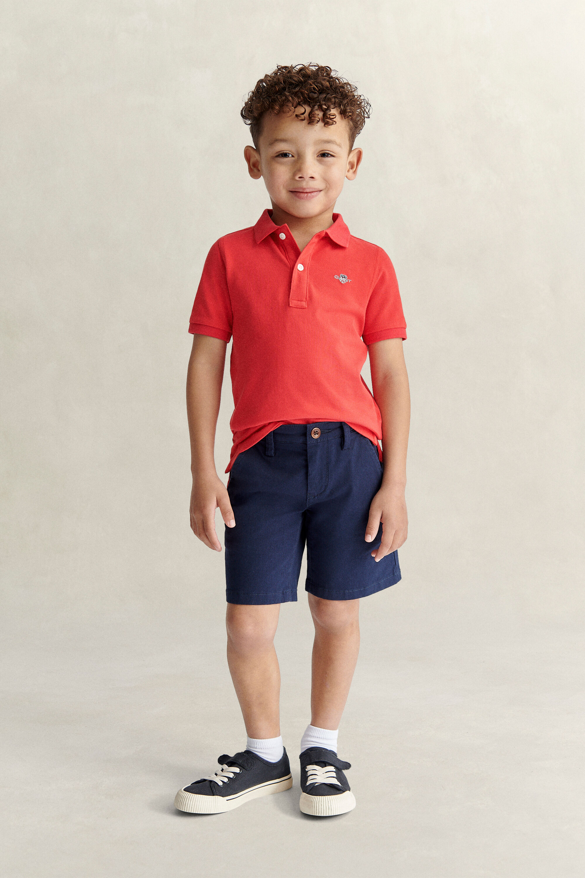 Polo Shield in piqué Kids