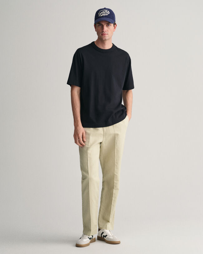 Pantaloni in lino e cotone