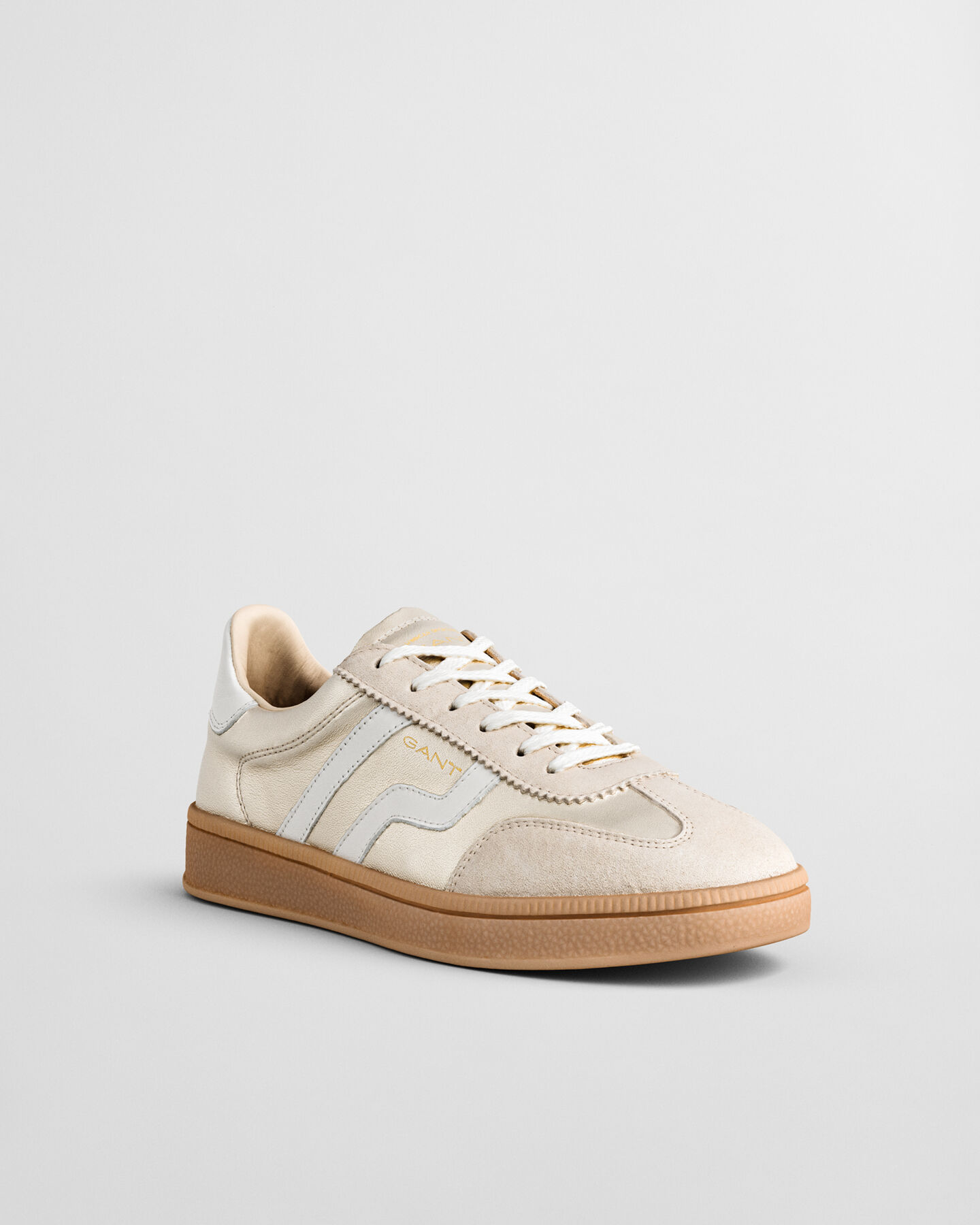 Sneakers Cuzima in pelle metallizzata