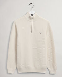 Maglia Triangle Texture con zip corta