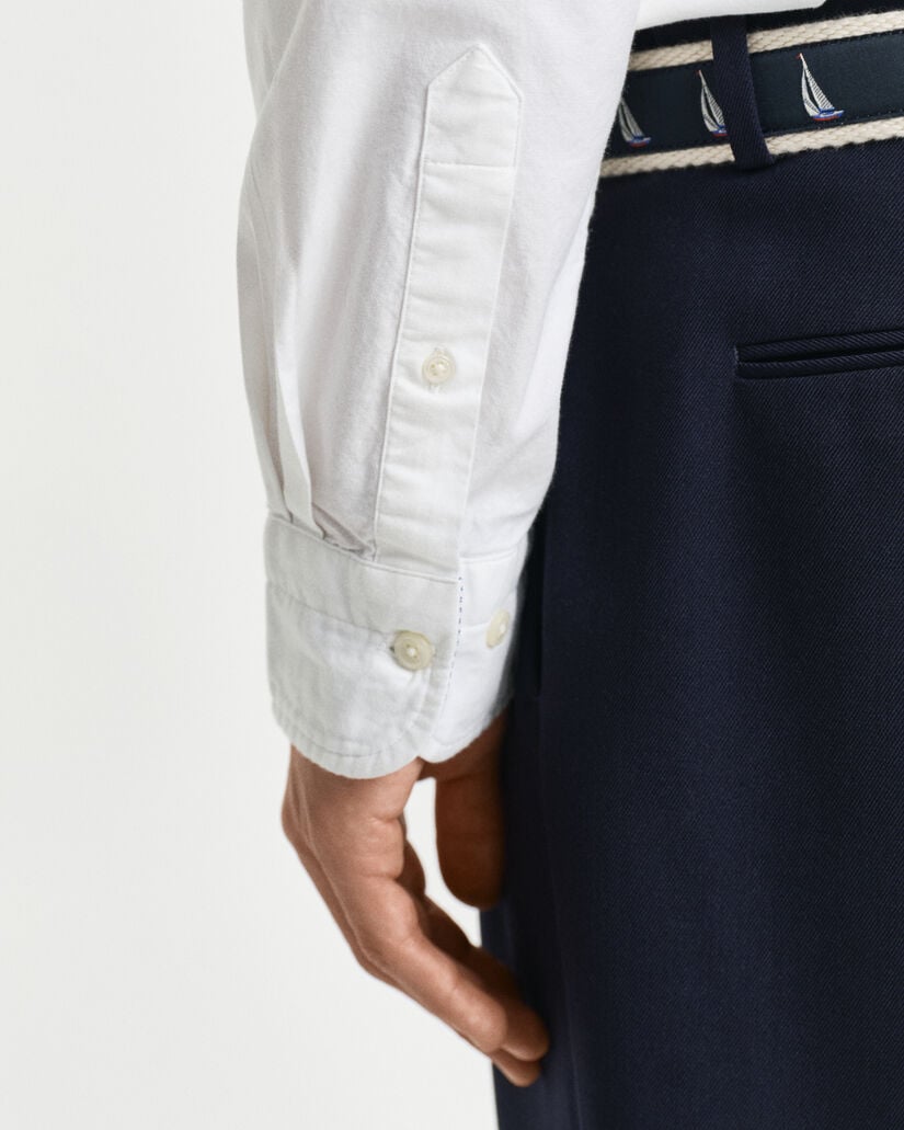 Camicia elasticizzata Oxford slim fit