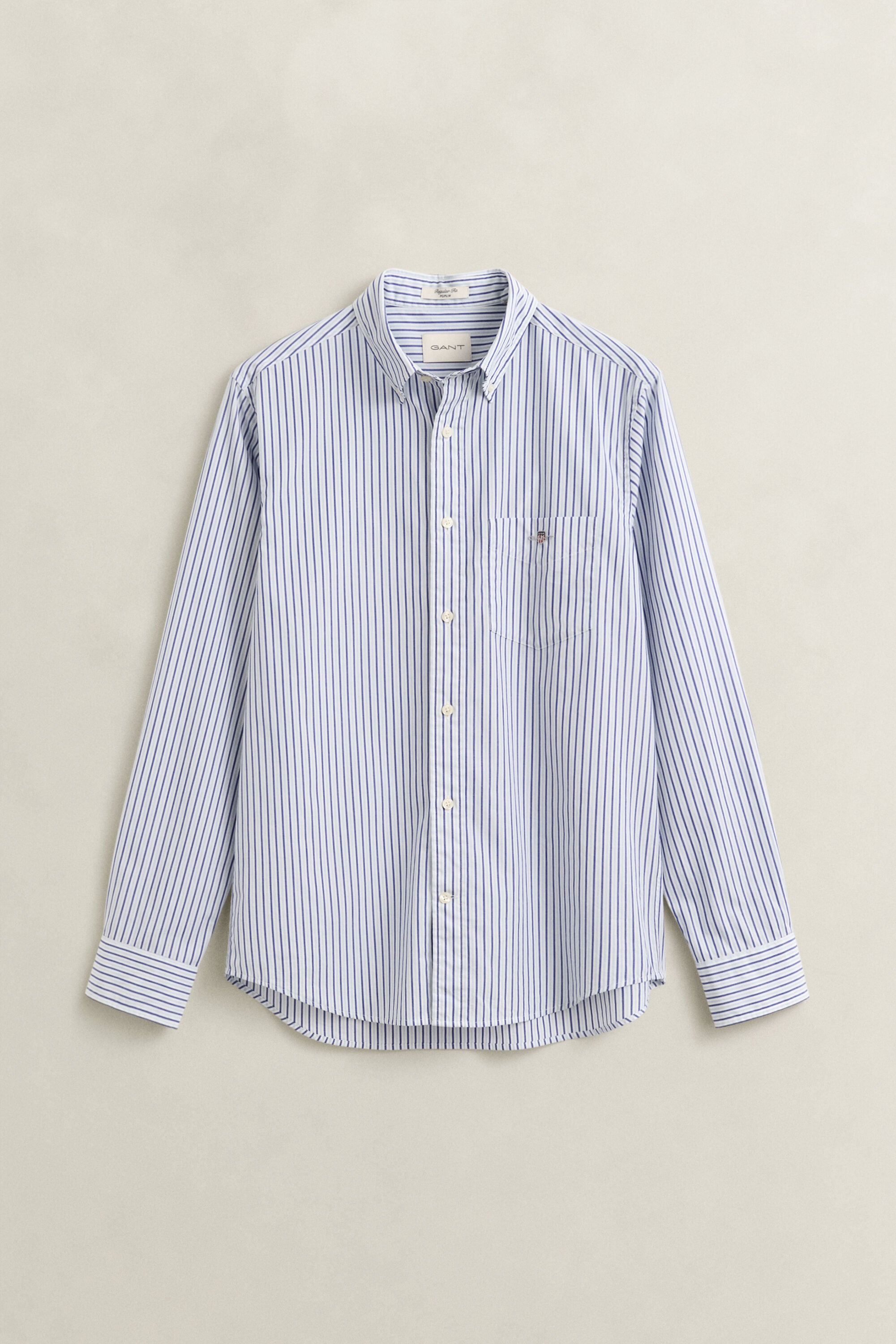 Camicia in popeline a righe