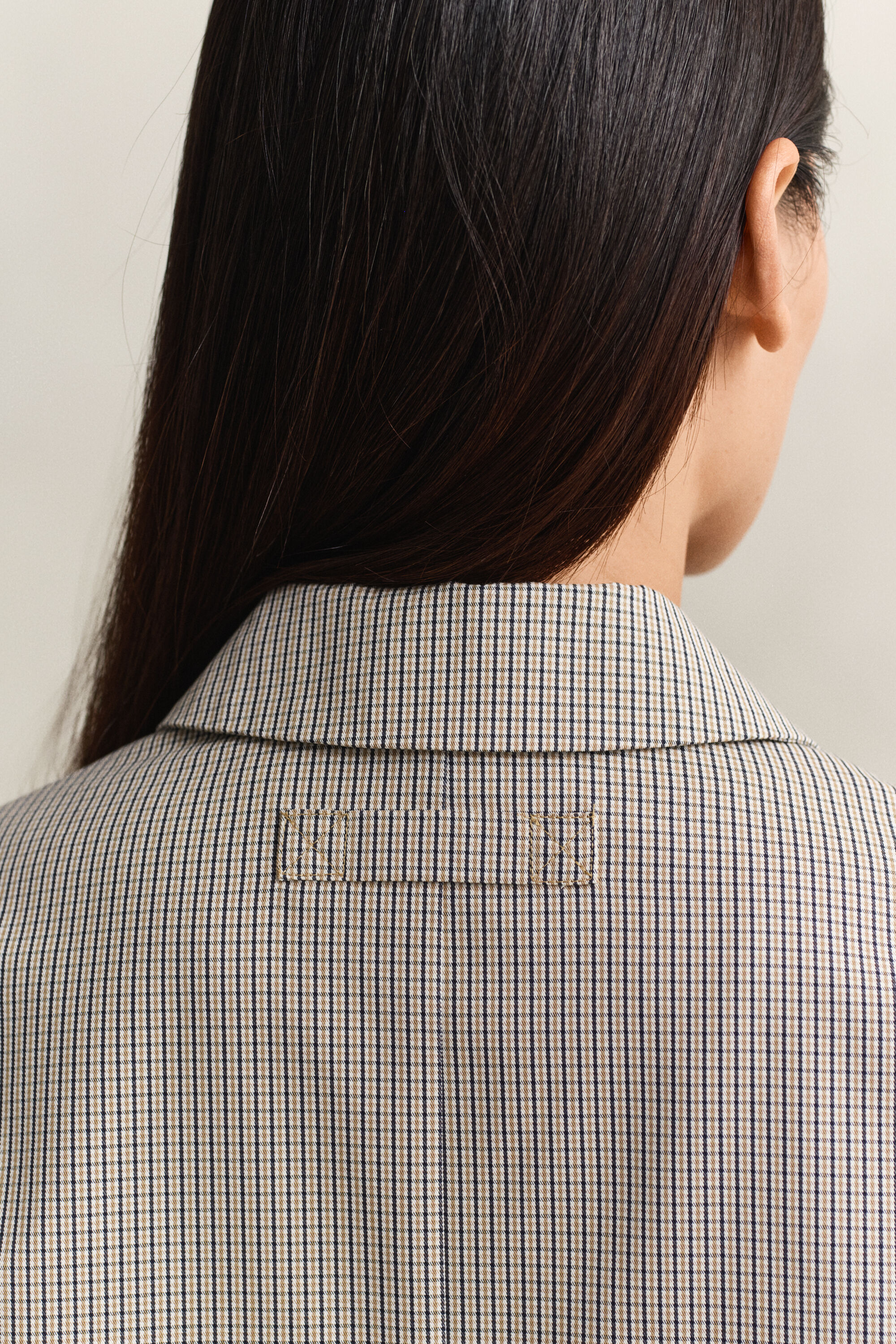 Impermeabile a quadri