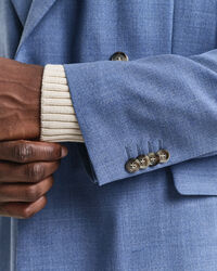 Giacca da abito in lana mouliné regular fit