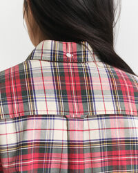 Camicia Oxford oversize a quadri
