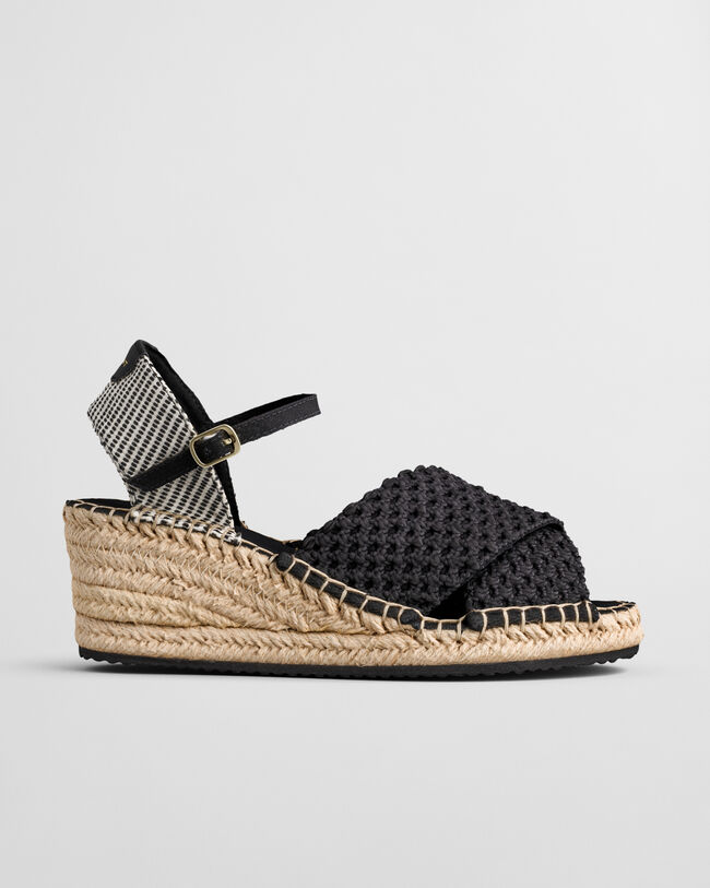Espadrillas con zeppa Luliza in maglia