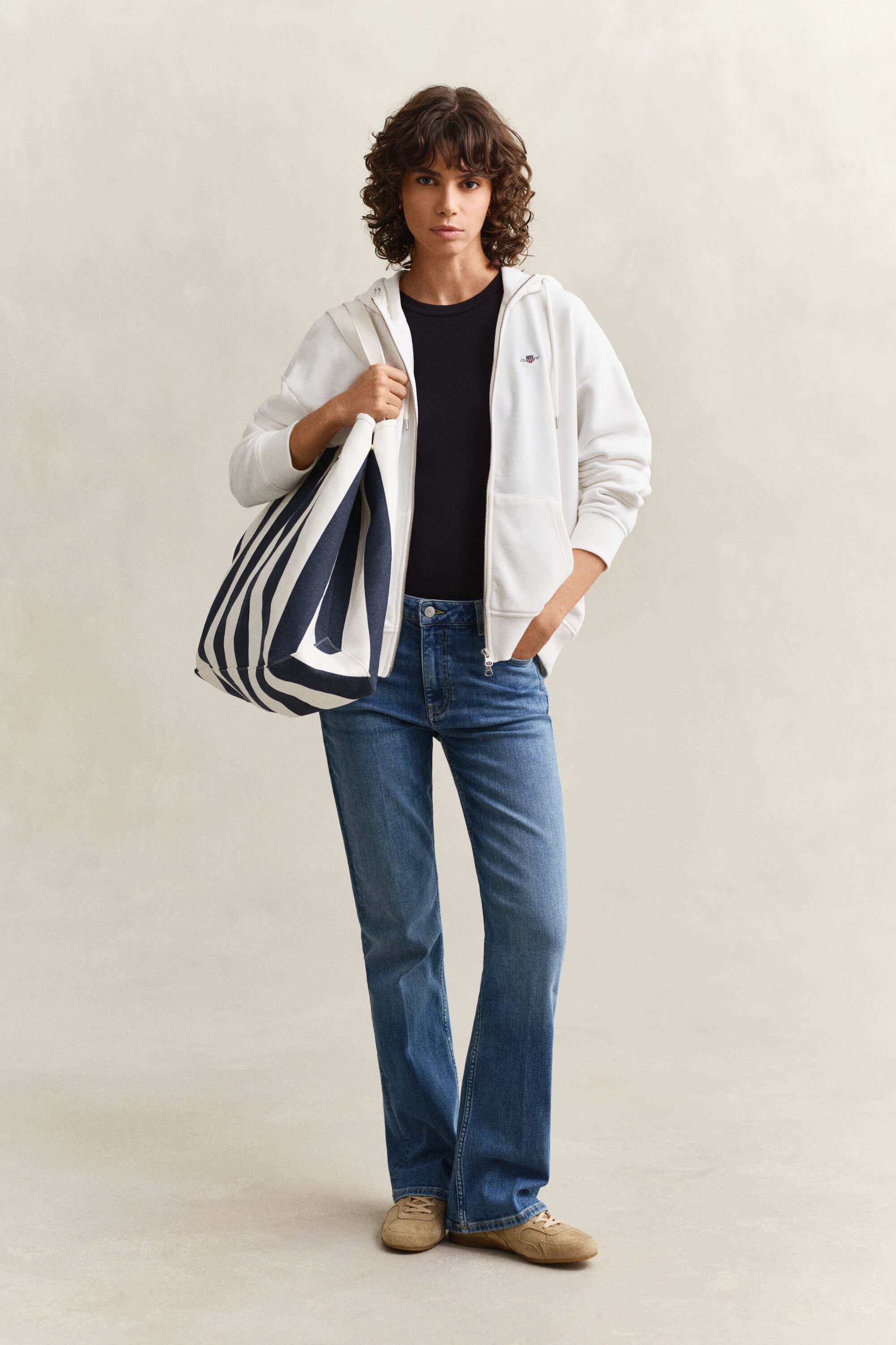 Felpa con cappuccio Shield con zip