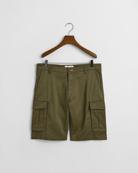 Pantaloncini cargo in twill relaxed fit