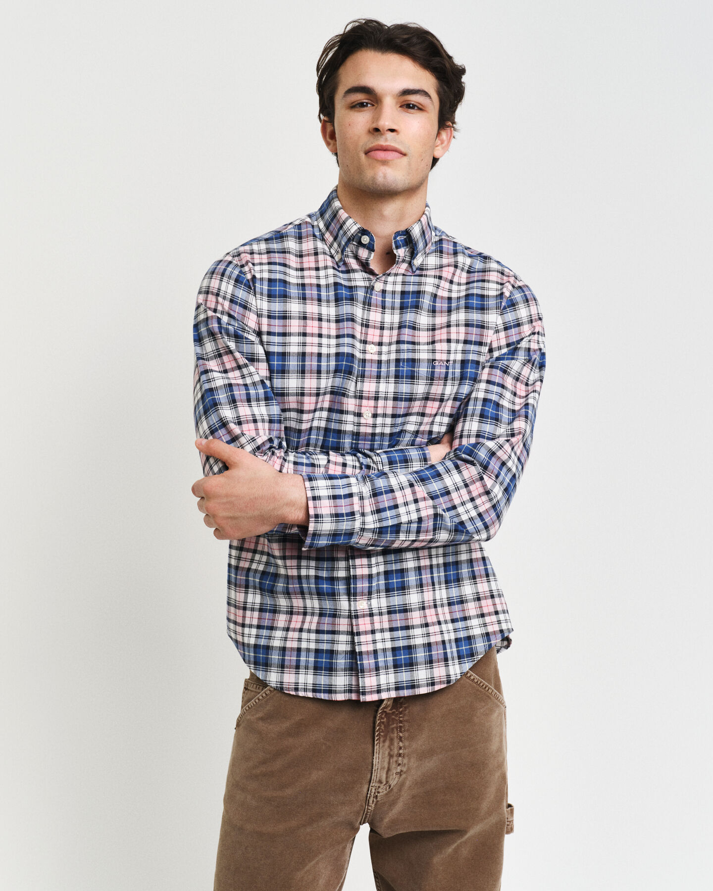 Camicia Archive Oxford a quadri regular fit