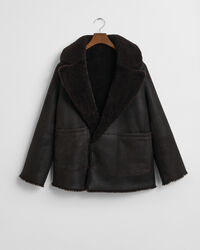 Cappotto in shearling double-face