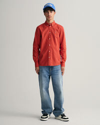 Camicia in twill di cotone teen boys