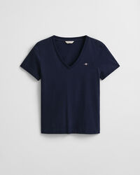 T-shirt Shield con scollo a V