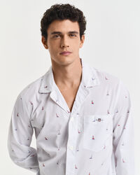 Pigiama con stampa di barca