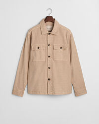 Camicia giacca in lino-cotone regular fit