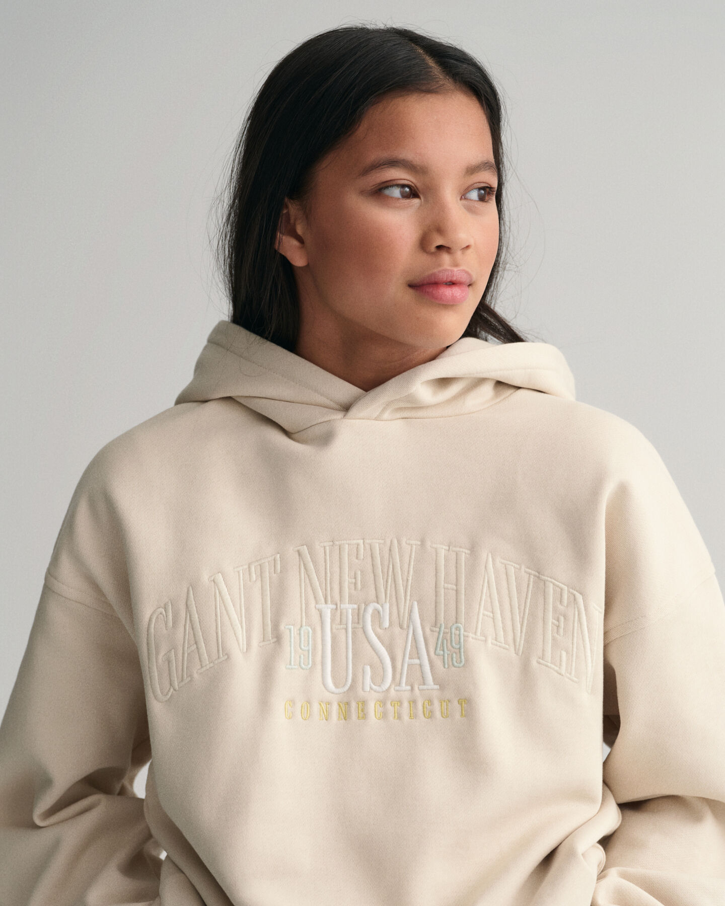 Felpa con cappuccio oversize GANT USA Teen Girls