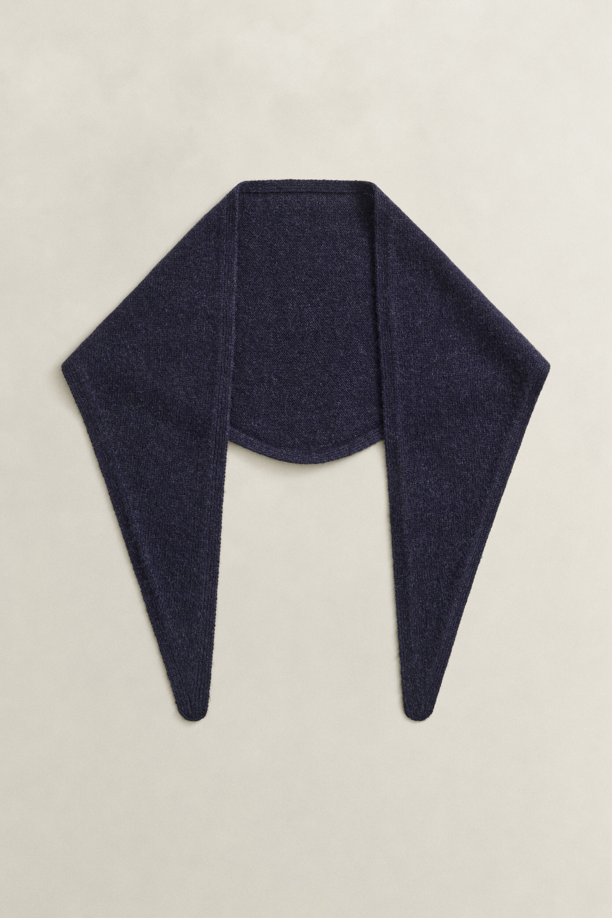 Sciarpa triangolare in lana e cashmere