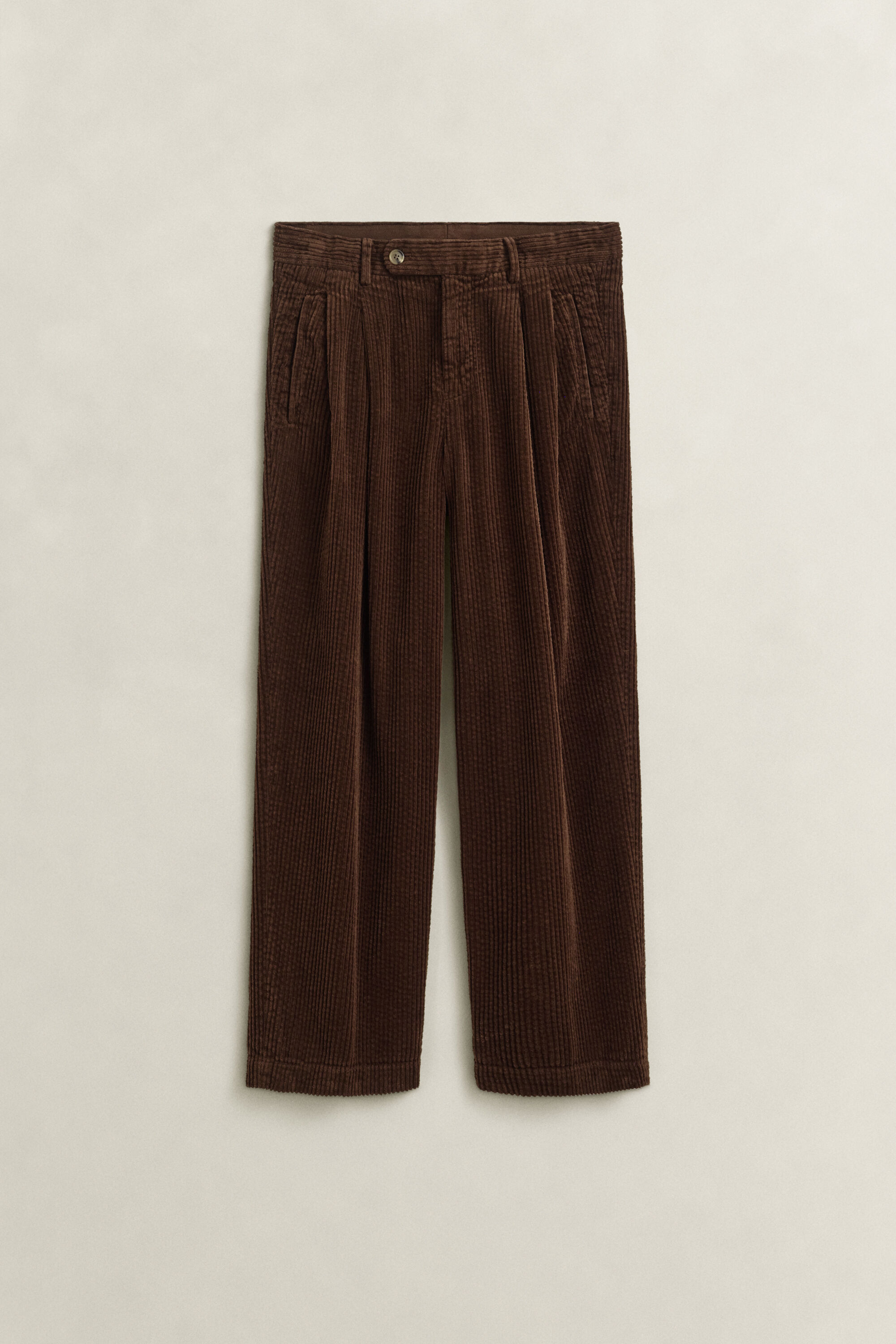 Pantaloni chino in velluto a coste