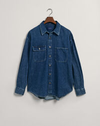 Camicia in denim oversize