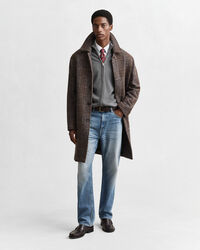 Cardigan in cotone casual con zip