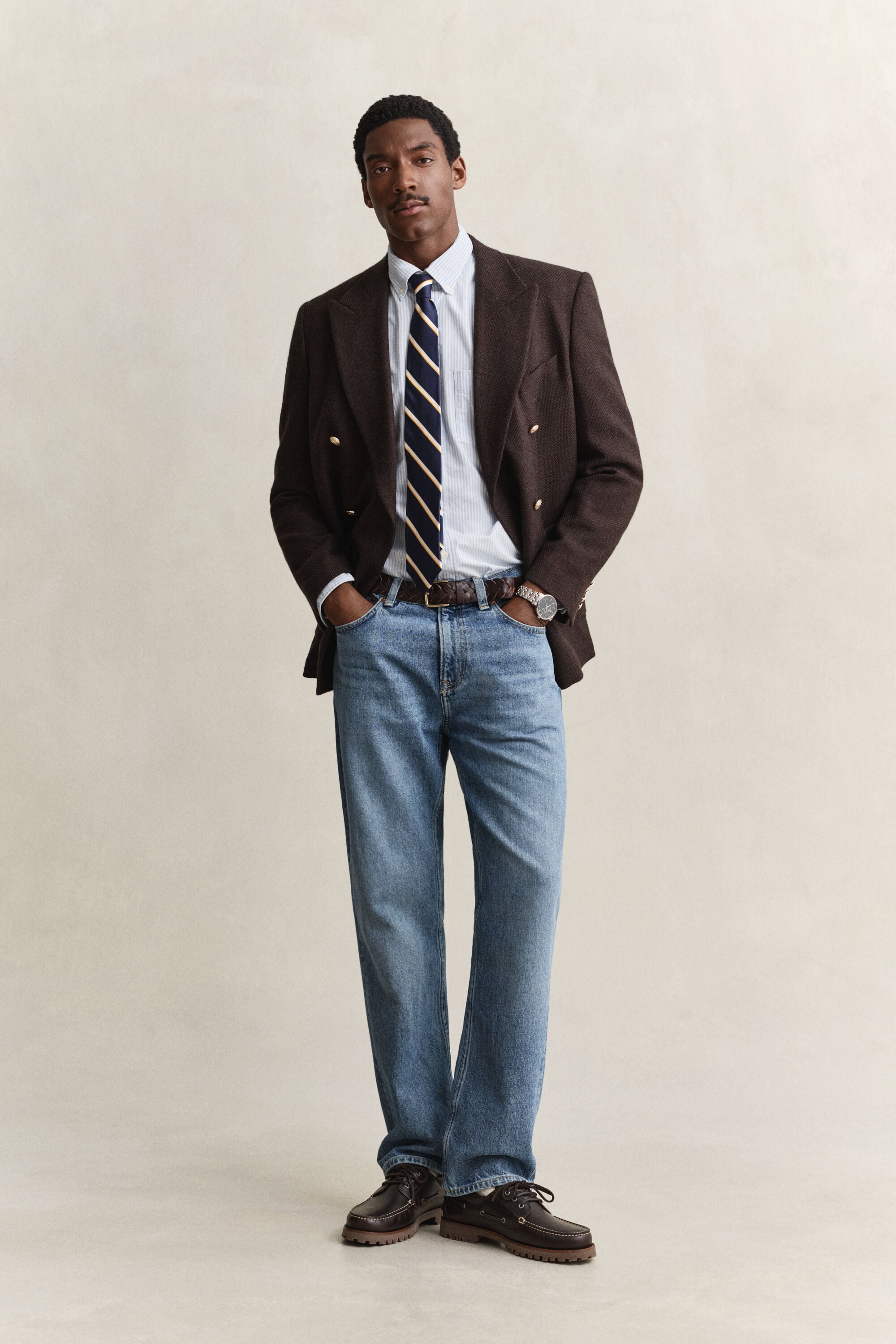 Camicia Oxford a righe Classic regular