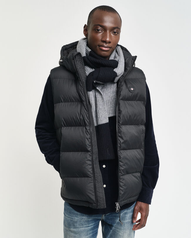 Sciarpa in maglia a righe