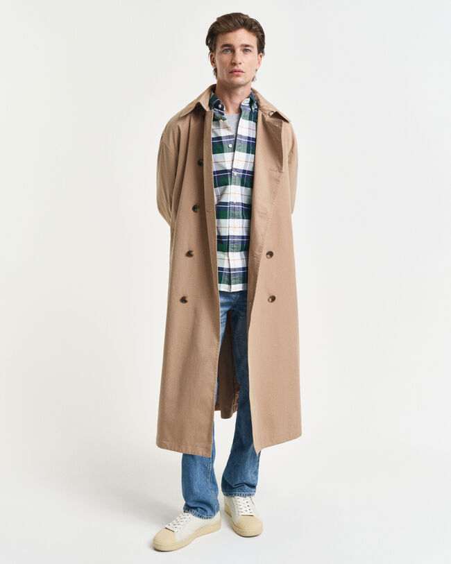 Camicia Oxford classica a quadri regular fit