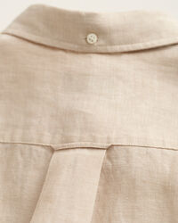 Camicia di lino maniche corte regular fit