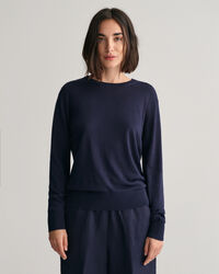 Maglia girocollo in maglia fine