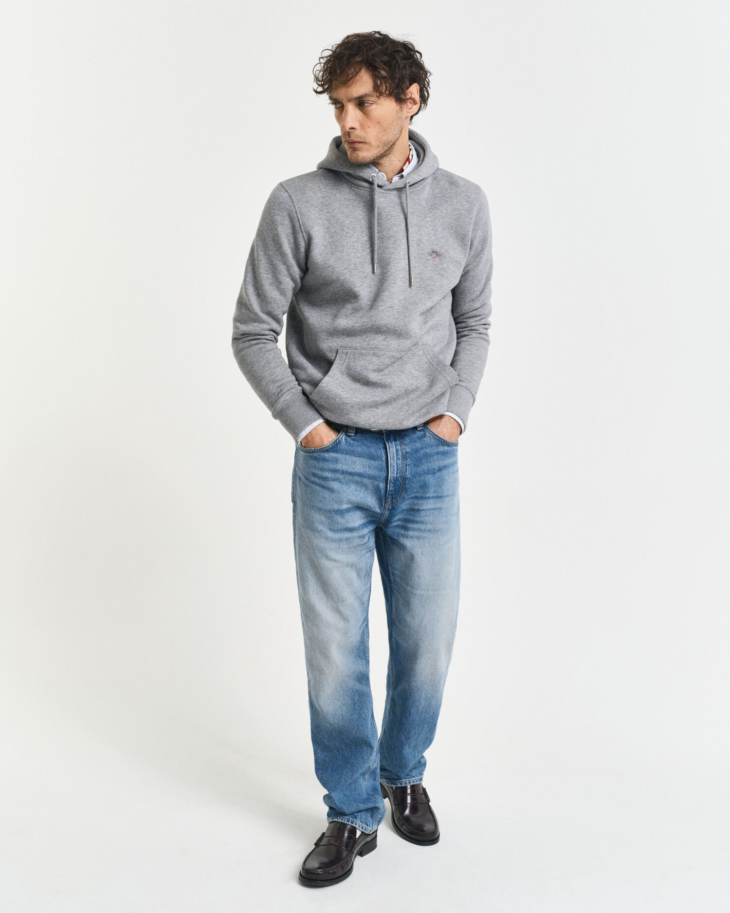 Felpa Shield con cappuccio