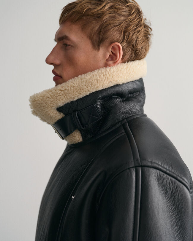 Giacca in montone pesante